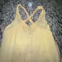 superdown Yellow Crochet Dress Photo 2