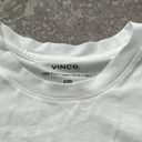 Vince  Pima Cotton Essential Crewneck Tee in Optic White, Size XXS, New w/Tag $80 Photo 3