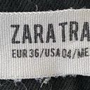 ZARA Trafaluc Denim Collection Side Stripe Skinny Jeans Black Yellow Women’s Sz 4 Photo 7