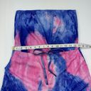 Pink Blue Tie Dye Romper Strapless Beach Shorts Size Large Lightweight Photo 5