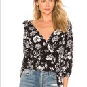 Majorelle  |Stevie Top Black Woodland Floral Photo 1