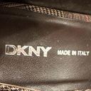 DKNY  Brown & Tan Spool Heels Animal Print SZ 7 Made In Italy 🇮🇹 Heel is 4 inch Photo 10