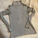 American Eagle Soft Ribbed Striped Mock Turtleneck Photo 0