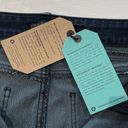 prAna New  Buxton Mid Rise Slim Boyfriend Jeans Stretch Denim Deep Blue Size 14 Photo 19