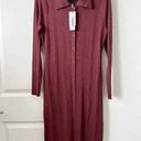 L'Agence NWT  Adley Long Sleeve Sweater Dress in Burgundy  size L Photo 4