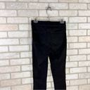 Spanx  Vintage Black Distressed Raw Hem Skinny Jeans Size S Photo 7