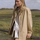 ZARA NWT  WASHED TWILL BLAZER ZW COLLECTION. Size small Photo 0