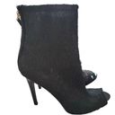 Guess  Black Women's Lace Peep-Toe  Ankle Booties Sz 9M Photo 6