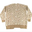 Current/Elliott Current Elliott The Oversized Cardigan Camel Cream Abstract Sweater - Women's XS Photo 4