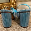 Blue Bow Heels Size 6.5 Photo 6