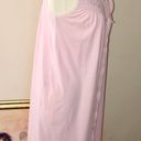 Vintage NICOLE baby pink maxi Nightgown Large Photo 2