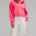 Lululemon NWT  Oversized Half Zip Scuba Hoodie Jacket Glaze Pink Size XL/XXL Photo 8