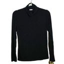 Marine layer  Turtleneck Top Black Women's Size Medium Pullover Long Sleeve Photo 1