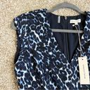 Rebecca Taylor NWT  Lynx Print V-Neck Fit and Flare Sleeveless Dress Photo 11