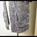 BCBGMAXAZRIA  Gray Sweater Cardigan Chunky Knit Duster with Hood Small Photo 4