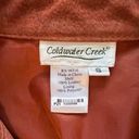 Coldwater Creek Vintage Orange Leather Jacket Photo 3