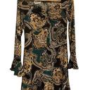 INC  Paisley green flower print‎ size M Photo 0