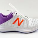 New Balance  696 V4 Athletic Hard Court Tennis Shoes White / Mystic Purple 8 Photo 3