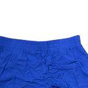 Apt. 9  Mid-Rise Solid Blue Pull On Casual‎ Shorts Flat Front Women Large NWT Photo 1