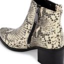 Blondo  Noa Waterproof Bootie Heeled Natural Python Print Size 12 Photo 2