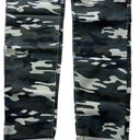 Forever 21  Women Green Camo Skinny Cuffed Jeans Size 31 Army Cotton Stretch Photo 2