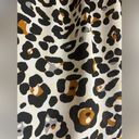 Cooper and Ella  Animal Print Long Puff Sleeve Blouse Top Cold Shoulder Ruffled. Photo 2