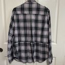 Nordstrom  Long‎ sleeve plaid grey top XL women's Photo 10