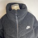 Nike  Therma-FIT City Series Downfill Jacket LARGE Womens Black Fleece Zip NEW Photo 2