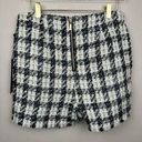 House of Harlow NWT  1960  Houndstooth Plaid Tweed Shorts - size 2 Photo 0