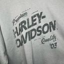 Harley Davidson  | women gray crewneck pullover long sleeve Photo 10