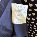 Draper James  Navy Blue Heart Print Button Down Maxi Dress Size 8 Photo 9