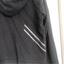 Under Armour black zip up hoodie sweatshirt women’s size medium stripe zipper Photo 5