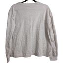 Everlane  Organic Cotton Oversized Long Sleeve Tee Heather Gray Crewneck M New Photo 2