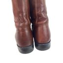 Justin  Kiltie Tassle Brown Leather Western Roper Boots Womens Size 6.5 B Lace Up Photo 6