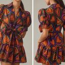 Farm Rio Heart Print Front-Bow Mini Dress, Size M Photo 1