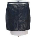 Haute Monde  Faux Leather Skirt Black Size M NWT Glam Mobwife Minimalist Goth Photo 0