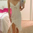 Angel Biba White Lacy Dress Photo 0