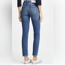 RE/DONE  Originals High Rise Comfort Stretch Ankle Crop Jeans Medium Blue Waah Photo 1