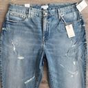 Good American NWT  Good Classic Jeans High Rise Distressed Indigo046 US 14/28"Ins Photo 5