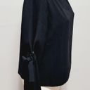 Fifteen Twenty  black bow bell sleeve blouse size medium Photo 2