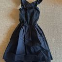 Peppermayo Black Linen Mini Dress Photo 3