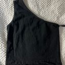 Brandy Melville Black One Shoulder Top Photo 0