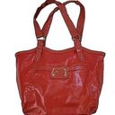 Relic  Red Faux Leather Pinstripe Shoulder Bag Photo 0