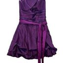 Jessica McClintock NWT Vintage  for Gunne Sax Purple Bubble Mini Dress Size M Photo 0