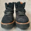 Coach City Hiker Suede Shearling Platform Boot Black Glitter Women US 8.5 EUR 39 Photo 9