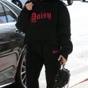  Daisy TV Gothic Oversized Hoodie Sweatshirt Black Size M/L Photo 0