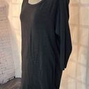 James Perse Standard  gray long sleeve tunic dress with pockets size 1 or small Photo 3