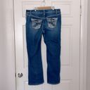 Lane Bryant  distressed patchwork slim boot jeans 16 Photo 1