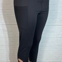 Kittenish charcoal leggings criss cross ankle size XL Photo 5