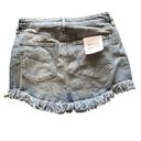 Celebrity Pink  Denim Festival Skirt Size 7 Medium Wash Heavy Fringe‎ NWT Photo 1